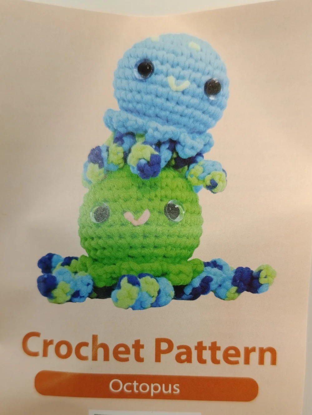 yes.sister! Octopus Pair Amigurumi Crochet Knit Kit DIY 3.5
